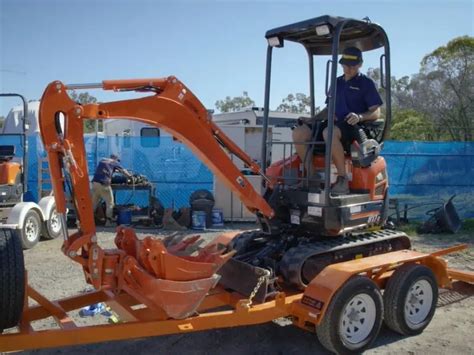 best mini excavator trailer|best trailer for mini excavator.